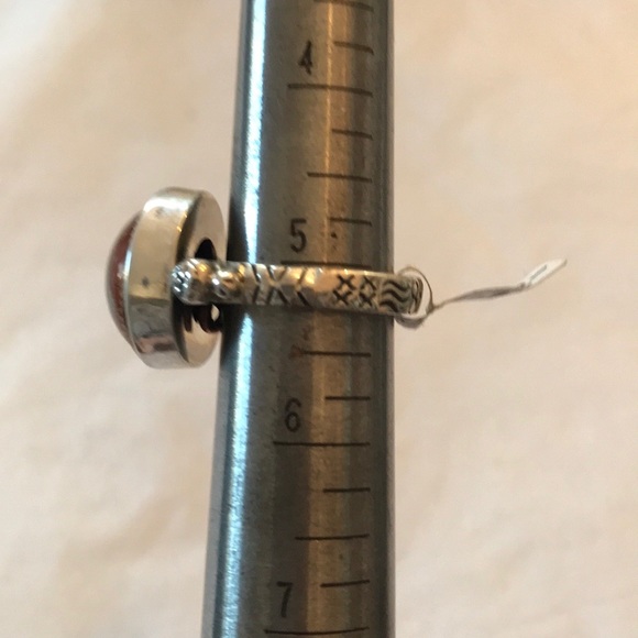 Recycled Antique Button Ring - Picture 4 of 5